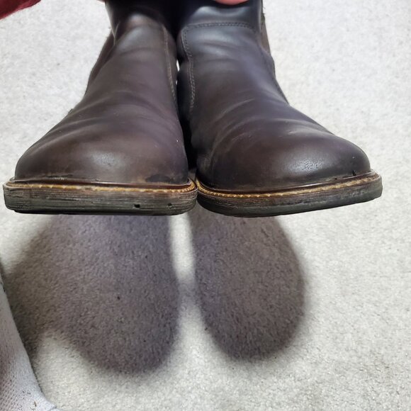 ECCO Turn GTX Chelsea Boots Gore-Tex Waterproof Leather Zip Brown Mens 44EU 10US - Picture 5 of 13